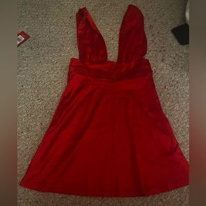 Brand new red Fenity dress never worn. Size small fits true to size